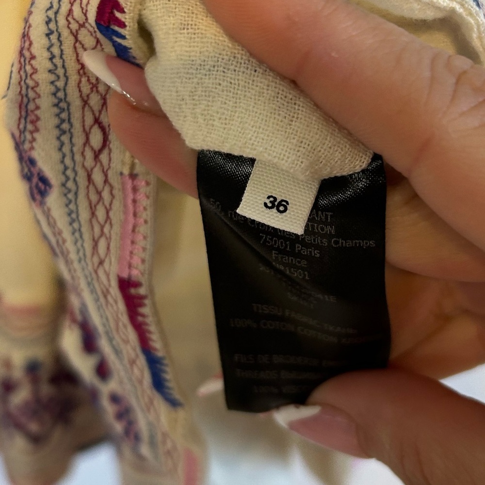 Isabel Marant Étoile Tyruss embroidered cotton miniskirt - Picture 9 of 11